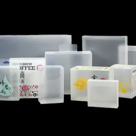 Frosted PET PVC Plastic Boxes