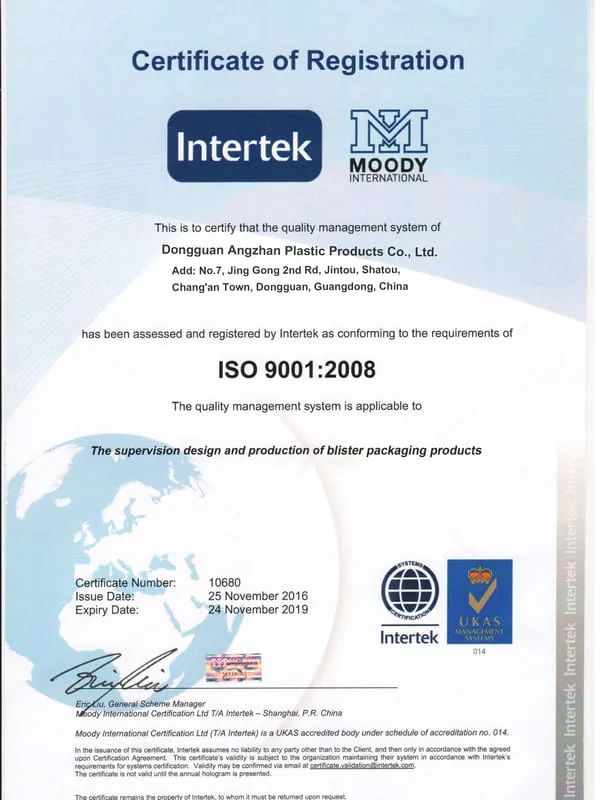 Certificate of Registration