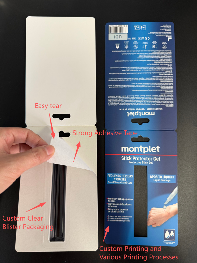 Trapped Blister Packaging