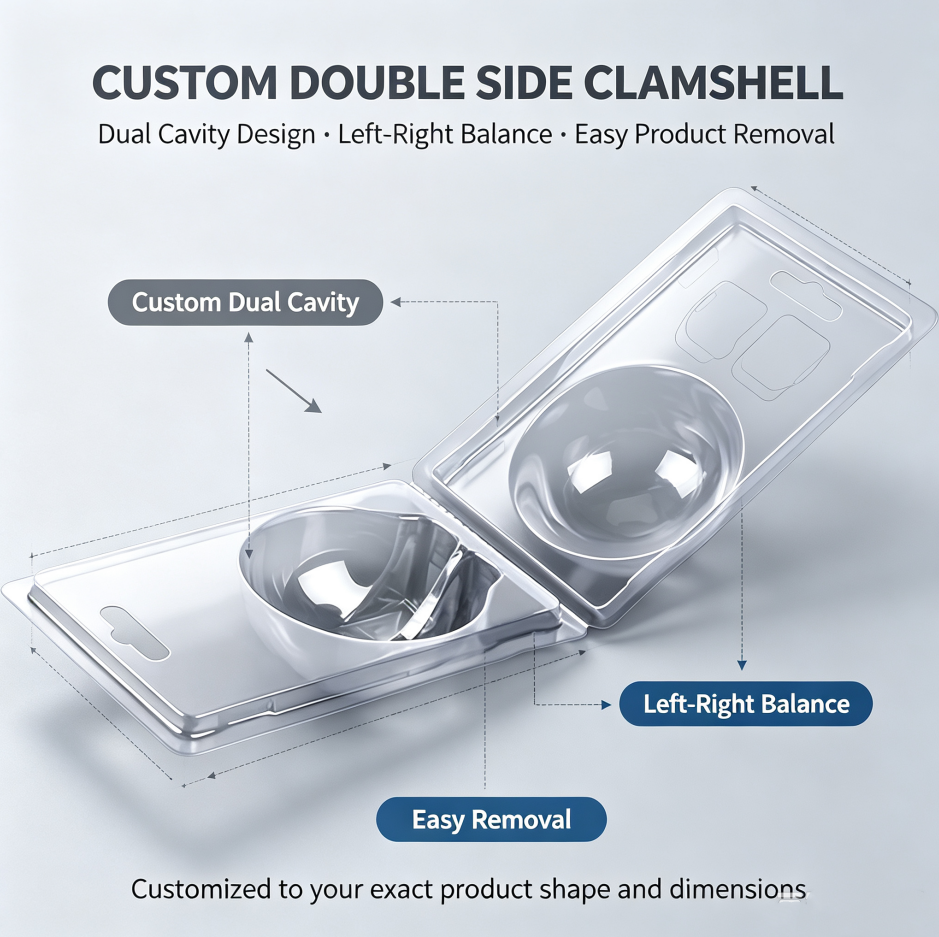 Double Side Clamshell
